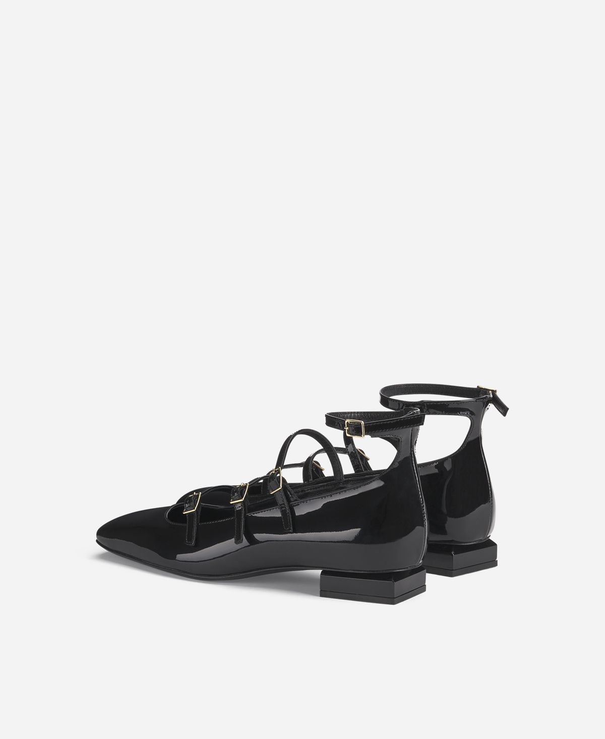 Agl Ballerina con cinturini Nero Angie L Straps Consegna Veloce