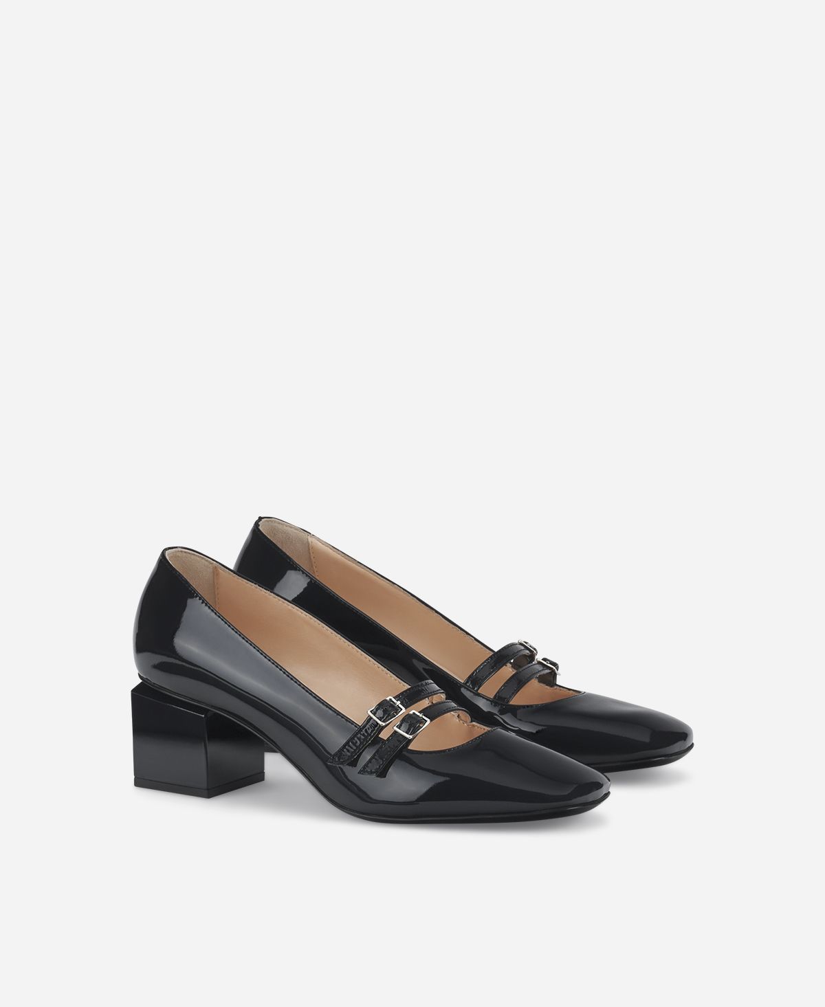 Agl Pump con cinturini Blu notte Angie Mary Jane Fino Al -60%