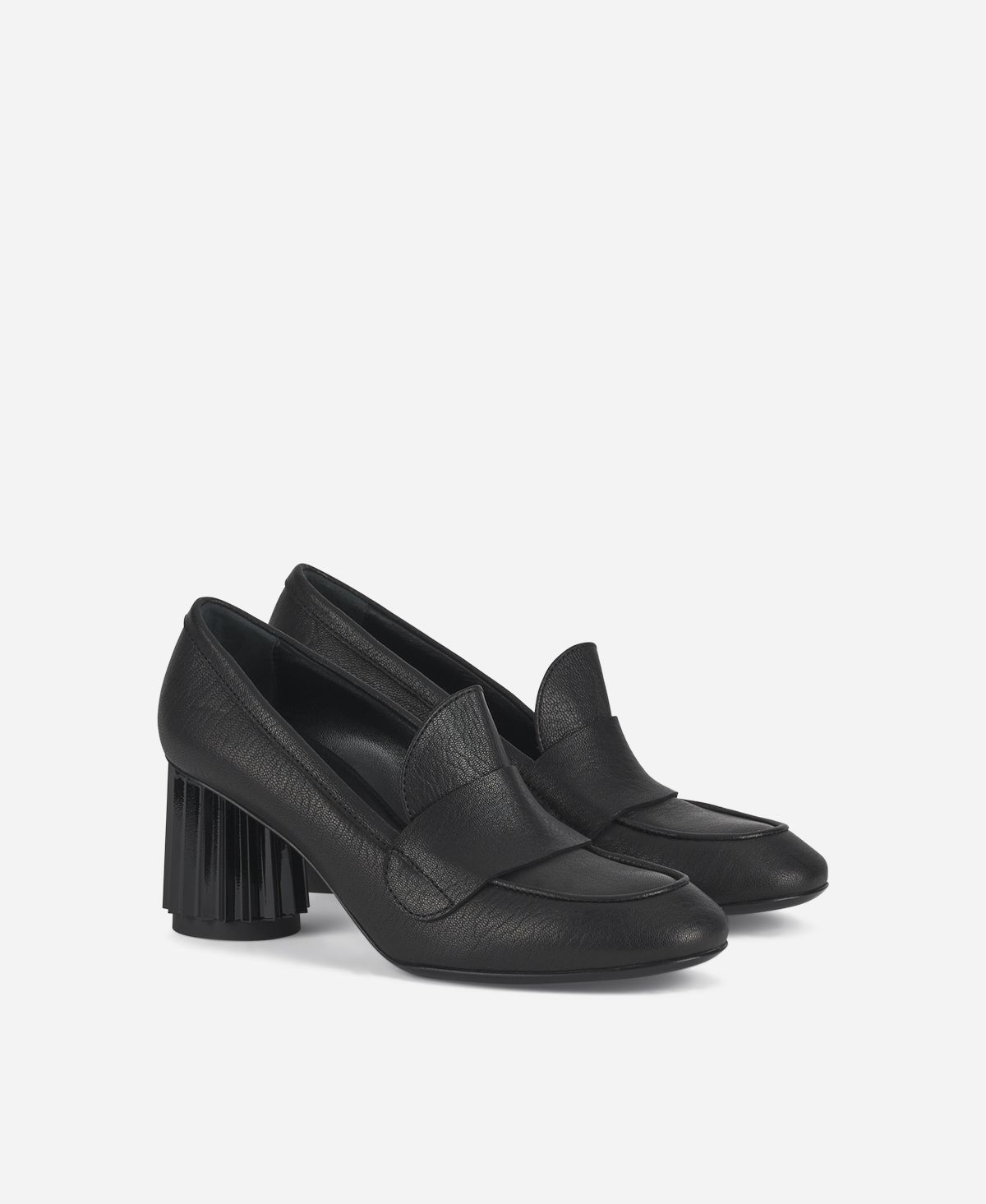 Agl Mocassino con tacco Nero Dorica M Moc Outlet