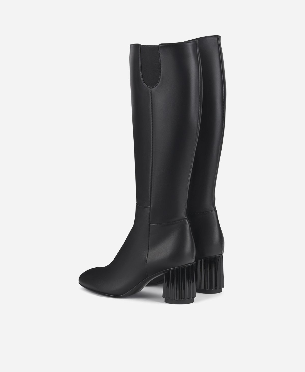 Agl Stivale con tacco Nero Dorica M Boot In Vendita
