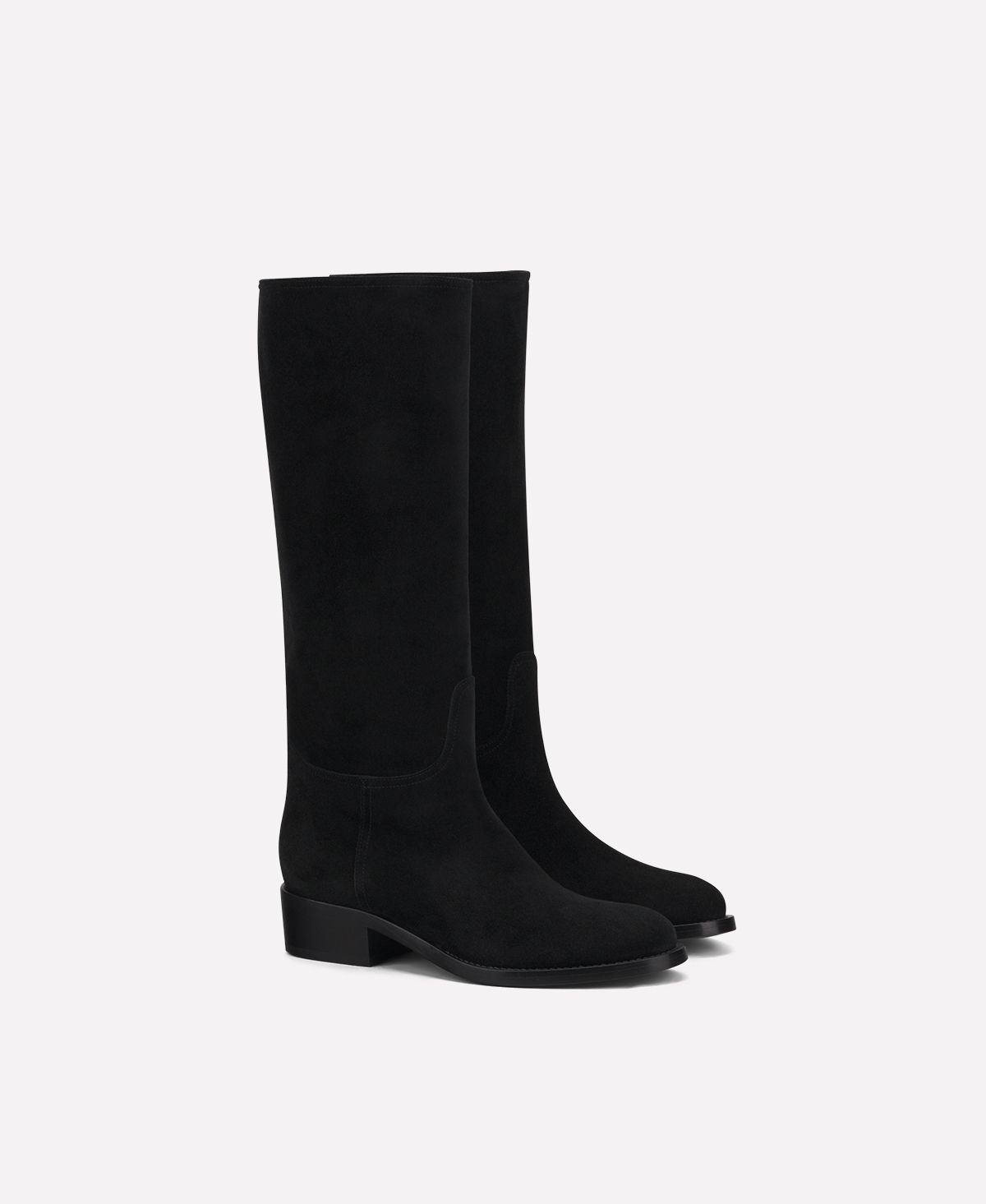 Agl Stivale in velour waterproof Nero Georgia Vendita Calda