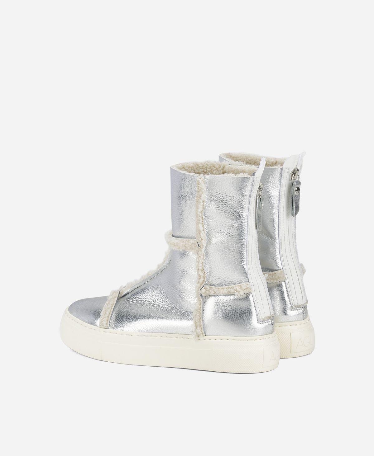 Agl Sneaker in eco montone Argento Rosy 2025