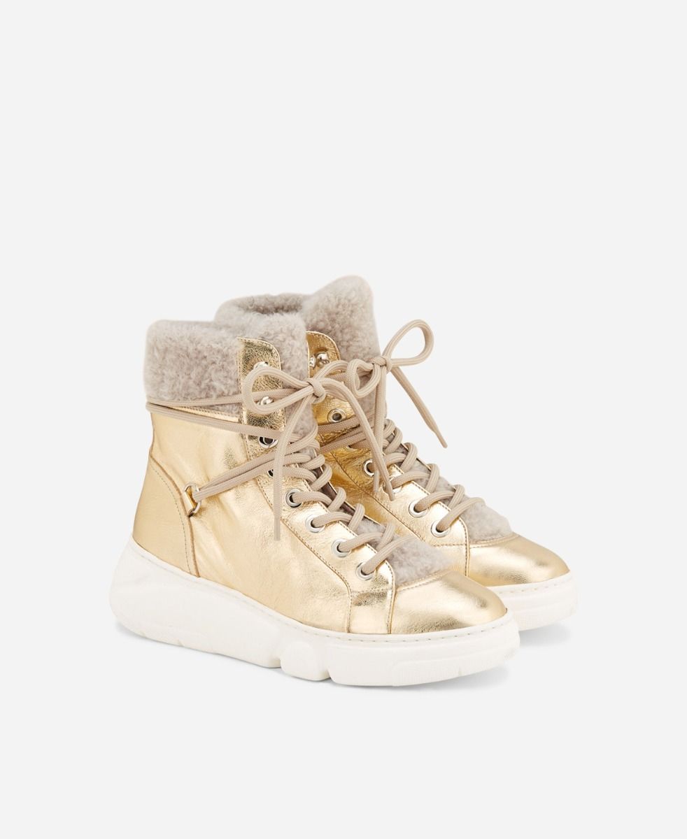 Agl Sneaker con montone Platino GISELLE Italia