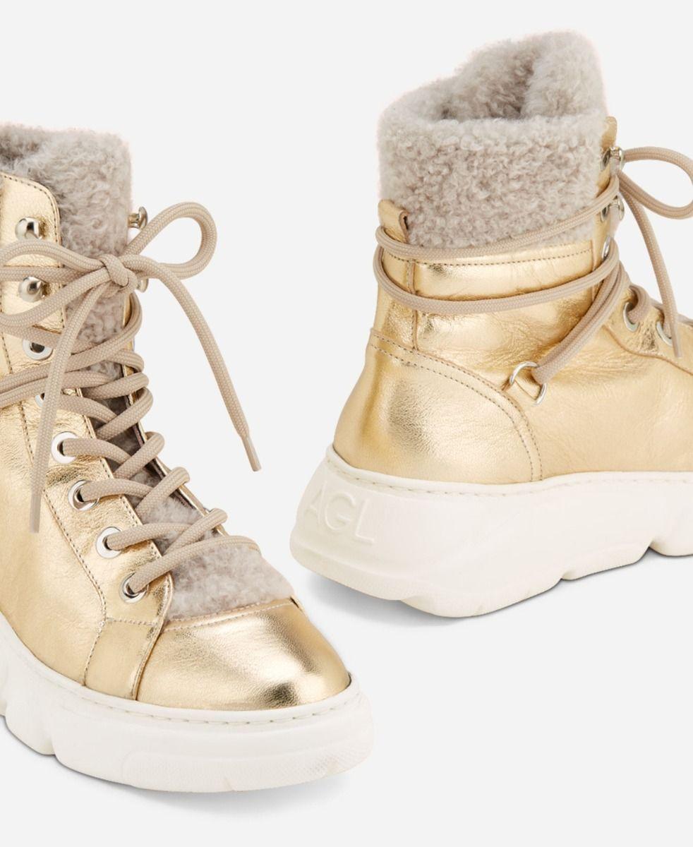 Agl Sneaker con montone Platino GISELLE Italia