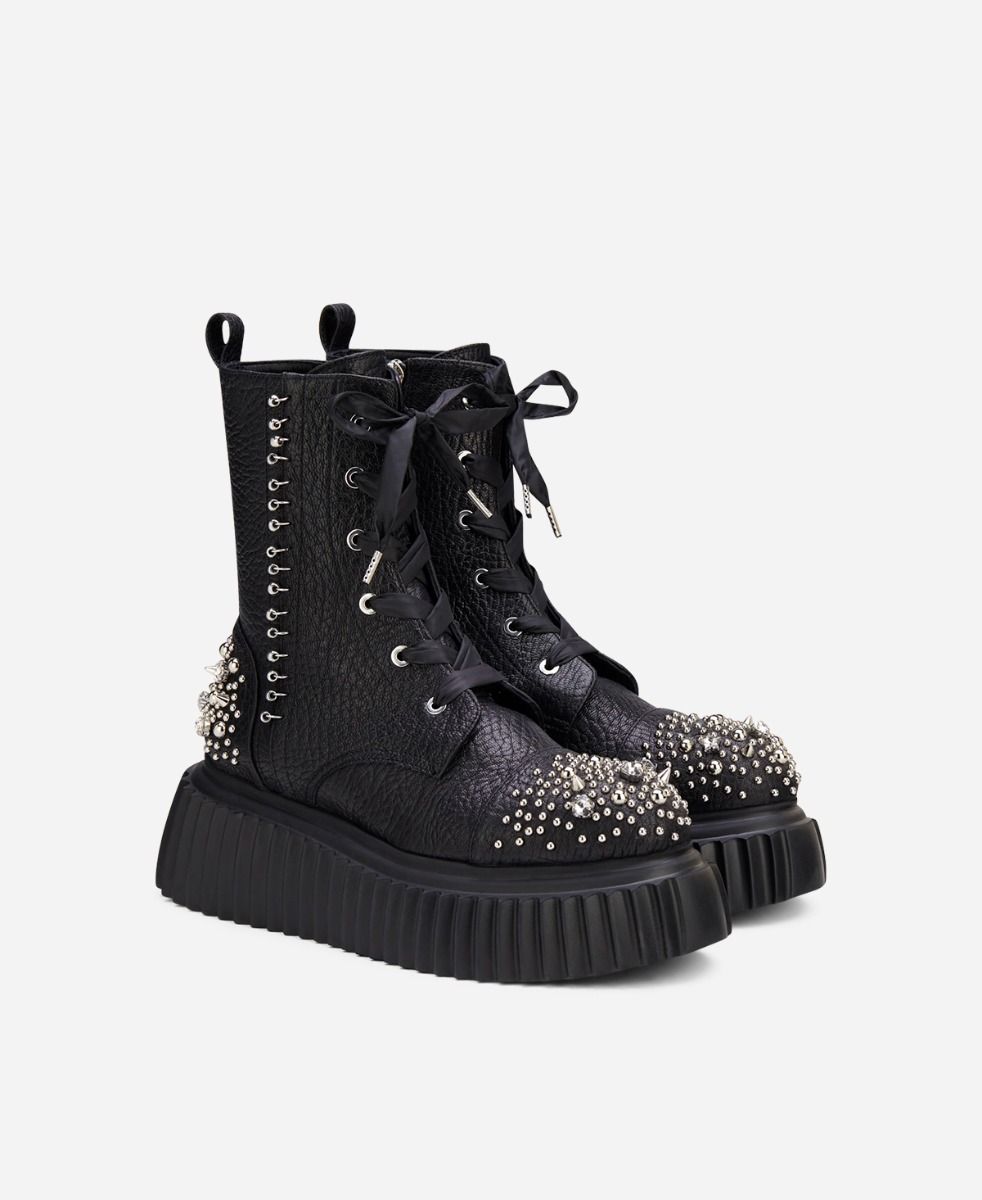 Agl Stivaletto con cristalli Nero IGGY CRYSTAL Novità