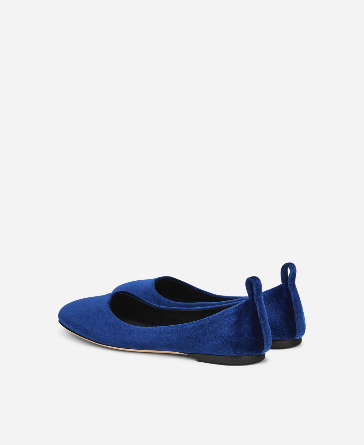 Agl Ballerina in velluto Blu Kim Sconto