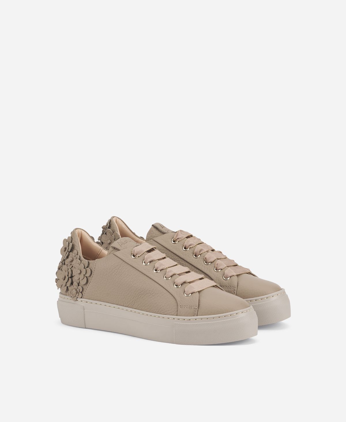 Agl Sneaker con fiori Tortora Eugenia Online