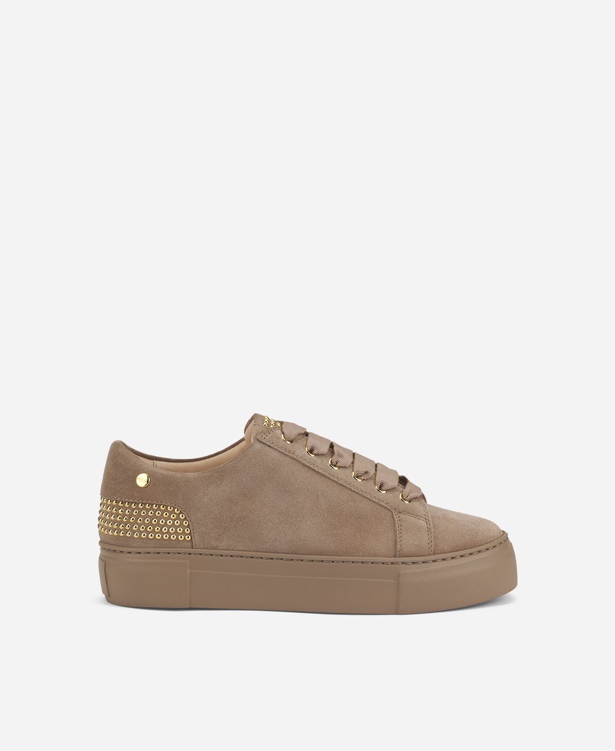 Agl Sneaker con borchie sul tallone Beige Stella