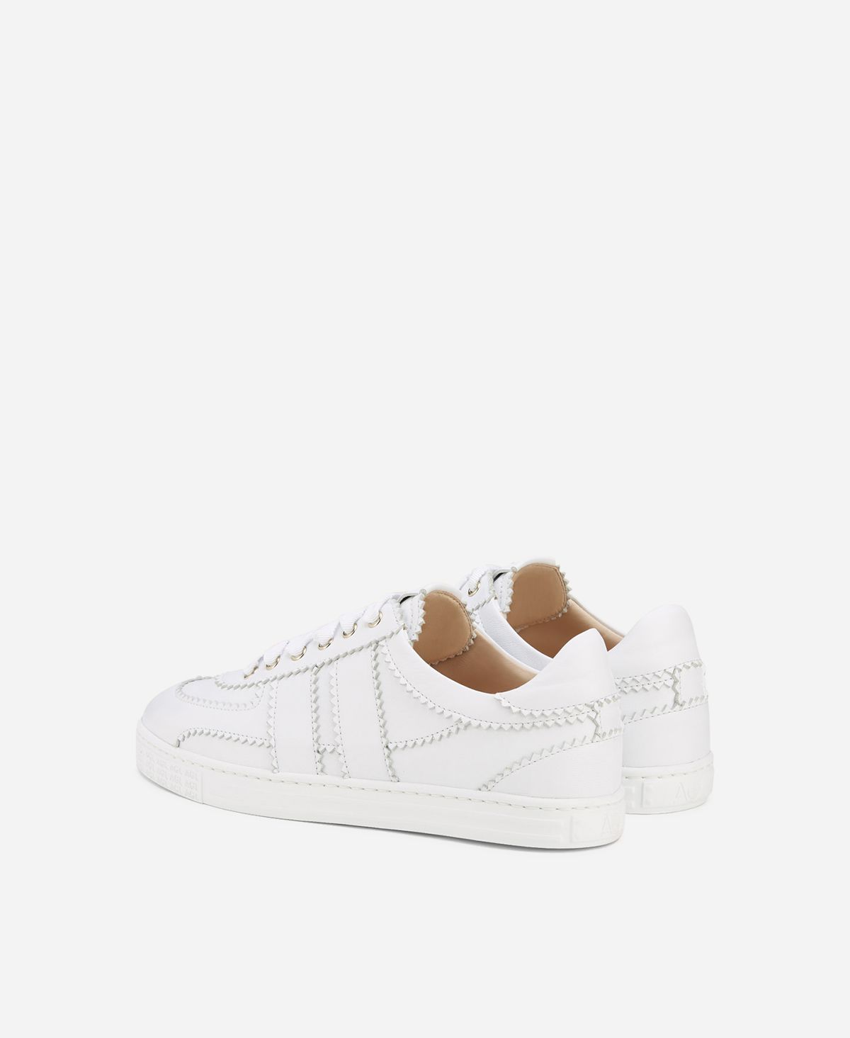 Agl Sneaker in pelle Bianco Leda Vendita Calda