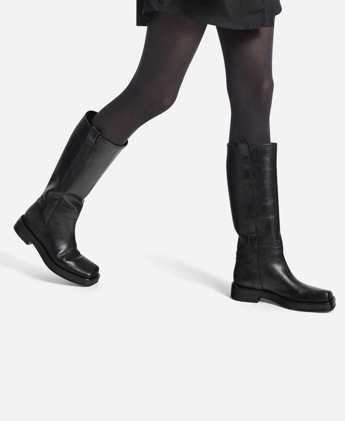 Agl Stivale texano Nero RINA BOOT In Saldo