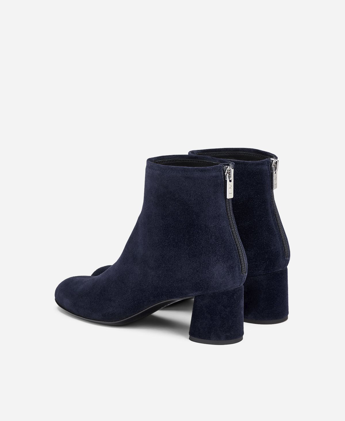 Agl Stivaletto in velour con tacco Blu Olga 2025