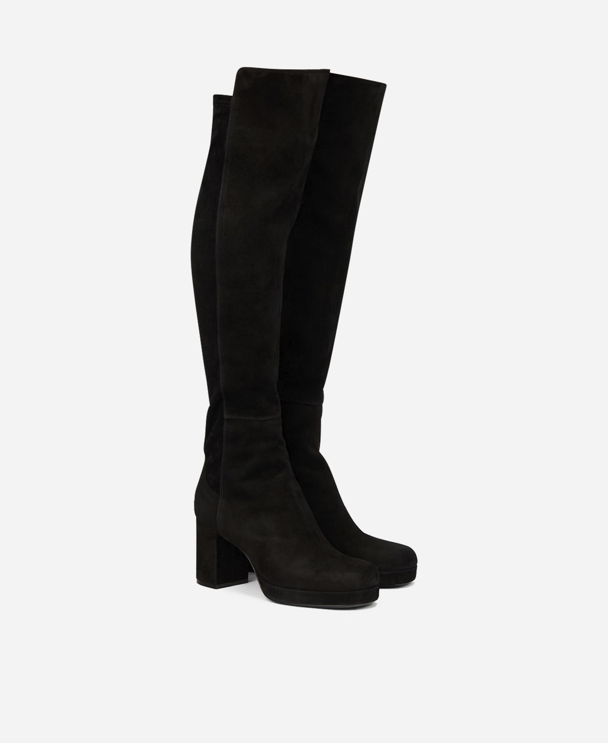 Agl Stivale in velour Nero BETTY HIGH Economico