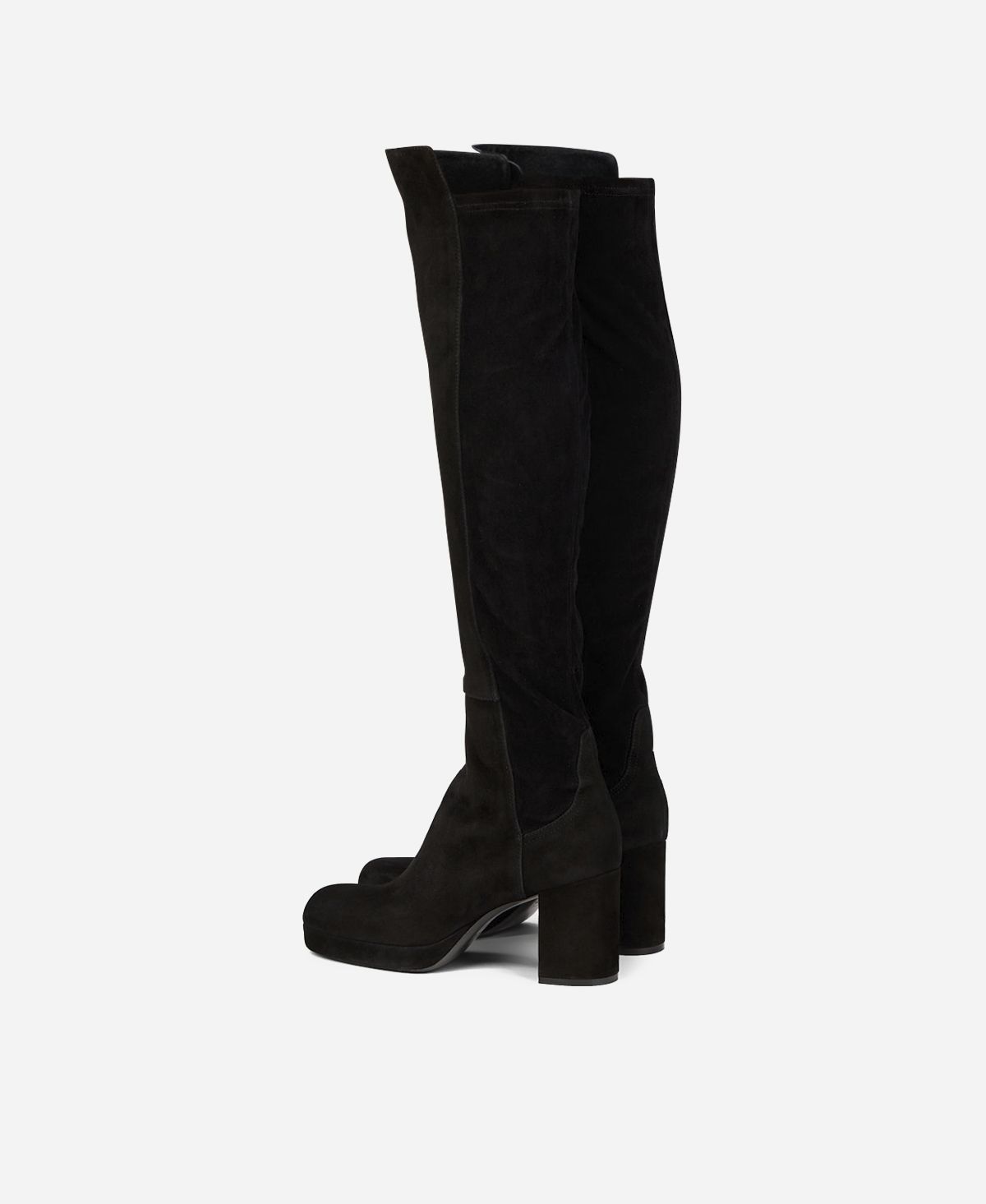 Agl Stivale in velour Nero BETTY HIGH Economico