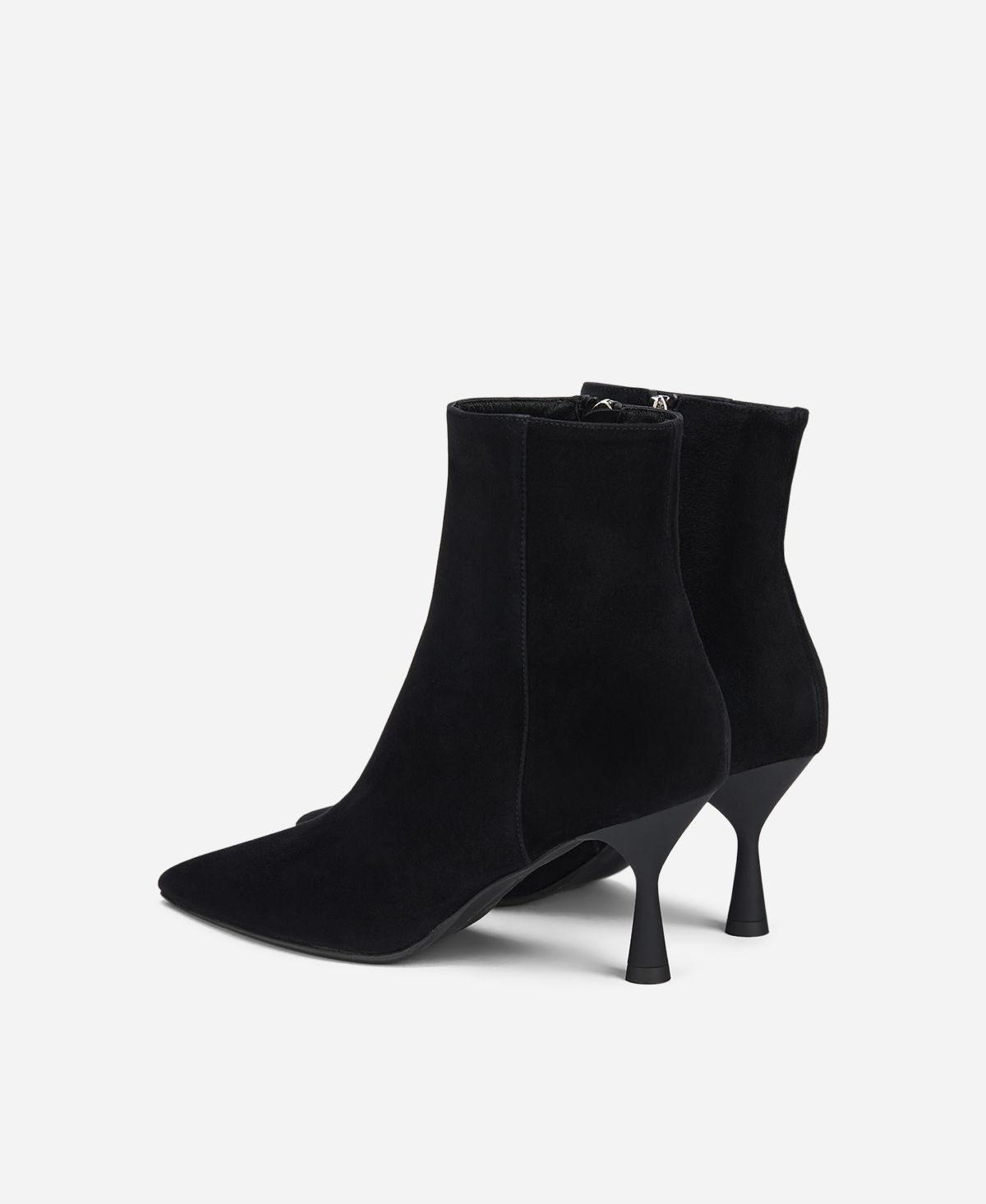 Agl Stivaletto in velour Nero IDE BOOTIE Vendita