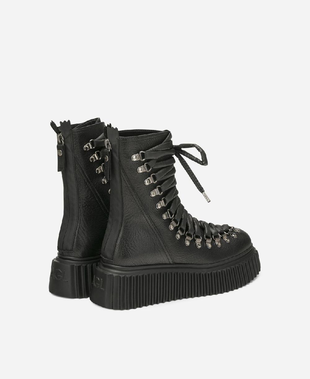 Agl Biker in pelle Nero DROMO Soddisfazione Garantita