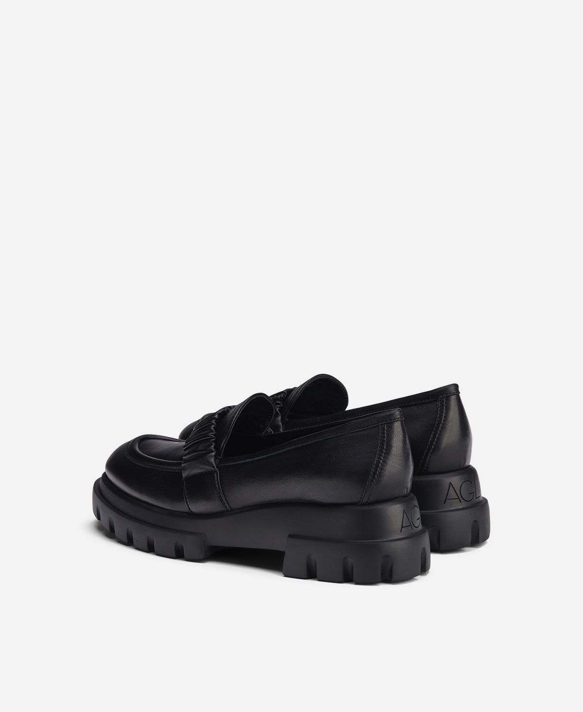 Agl Mocassino con rouche Nero CELESTE Convenienza