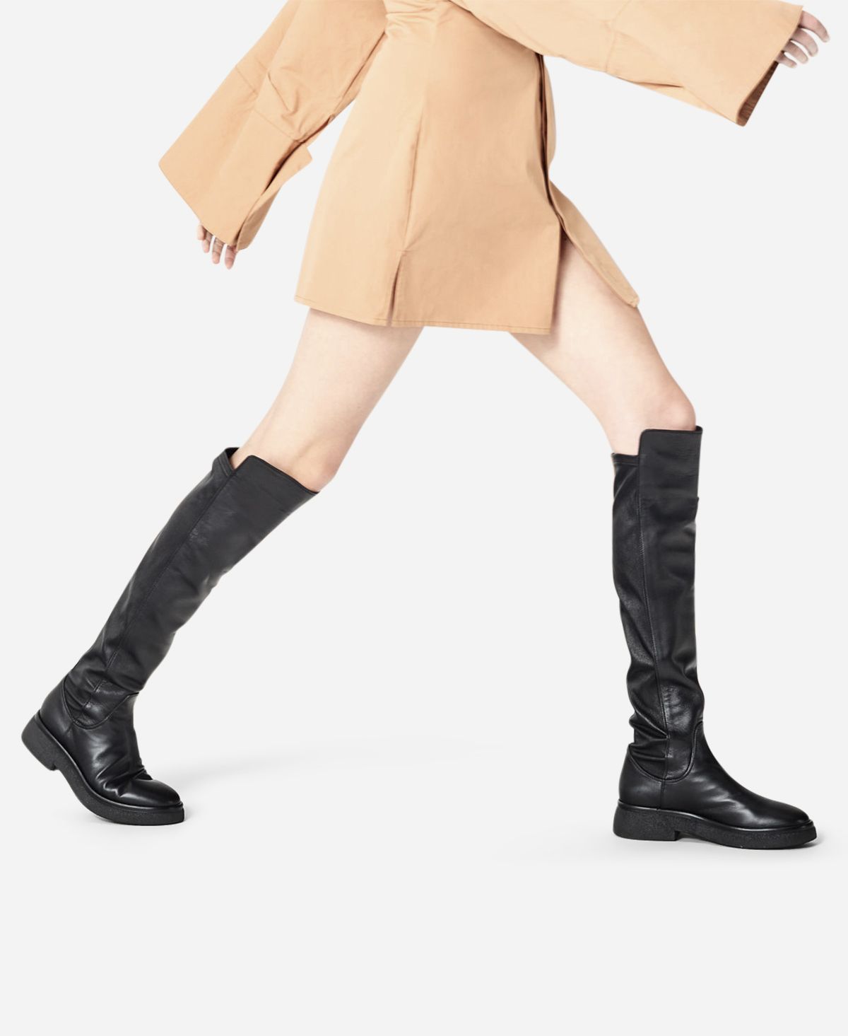 Agl Stivale in pelle Nero ALISON R BOOT Presa