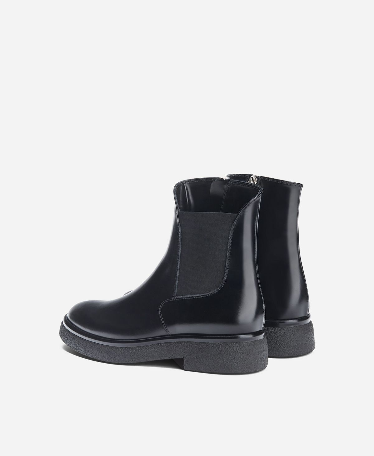 Agl Stivaletto con zip ed elastico Nero ALISON R BEAT Sconto