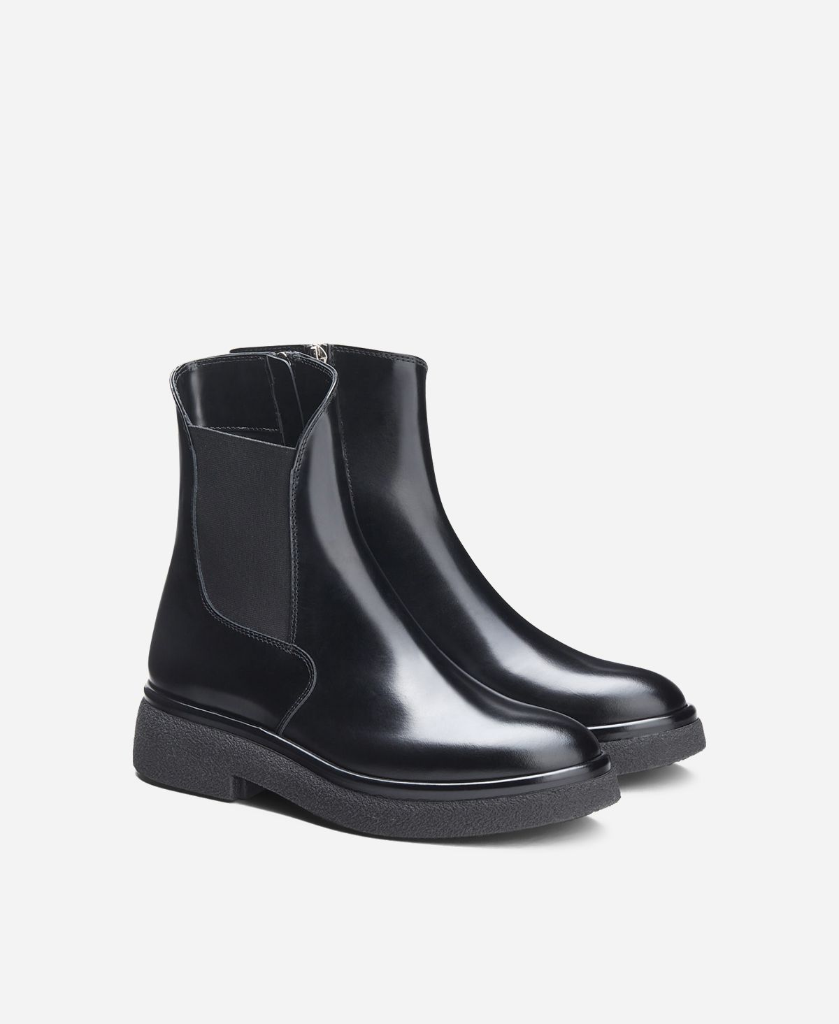 Agl Stivaletto con zip ed elastico Nero ALISON R BEAT Sconto