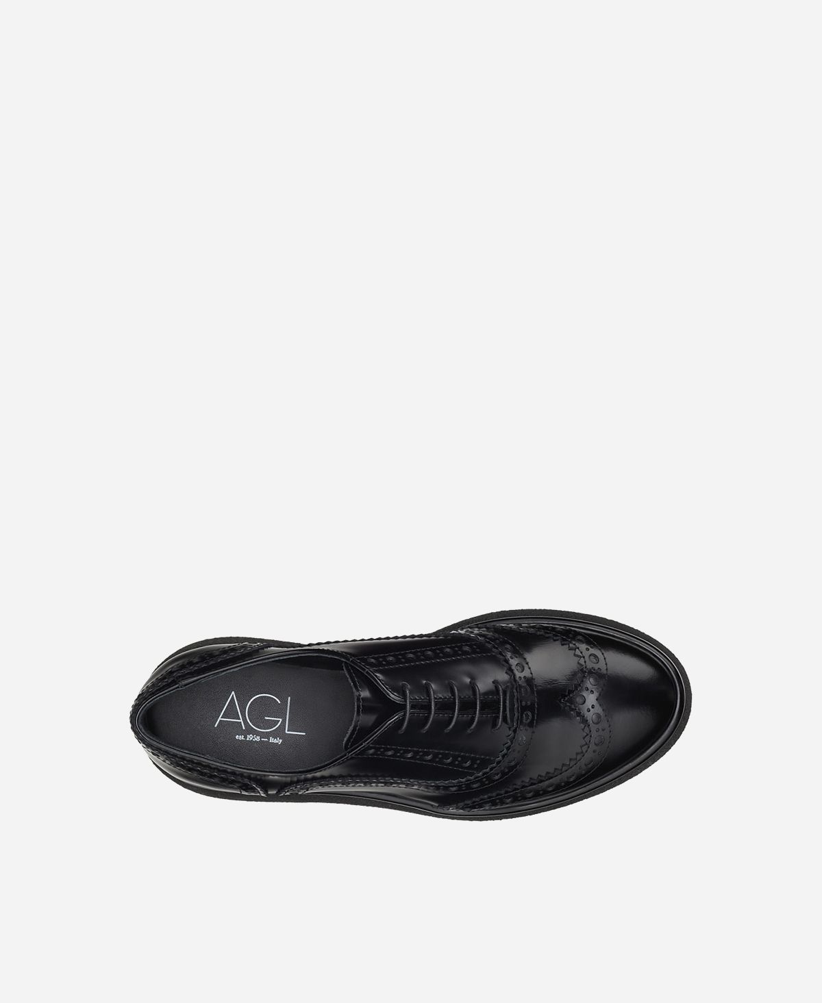 Agl Stringata in pelle Nero ALISON R LACE UP Offerta