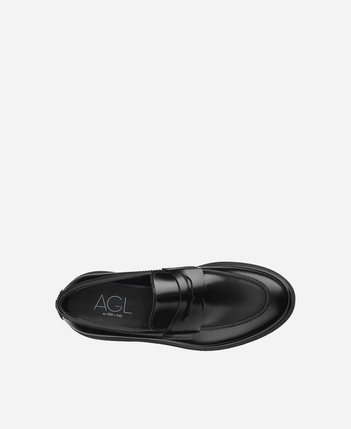 Agl Mocassino con para Nero ALISON R MOC Economico