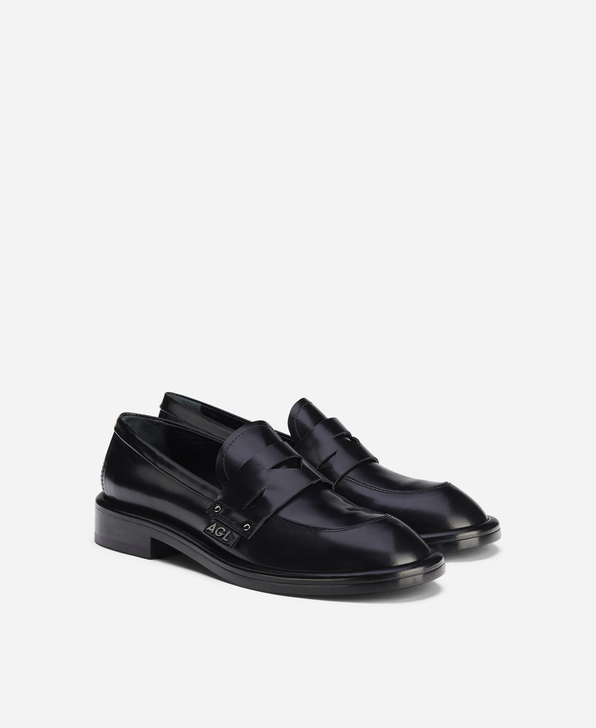 Agl Mocassino in pelle Nero ALISON MOC In Vendita