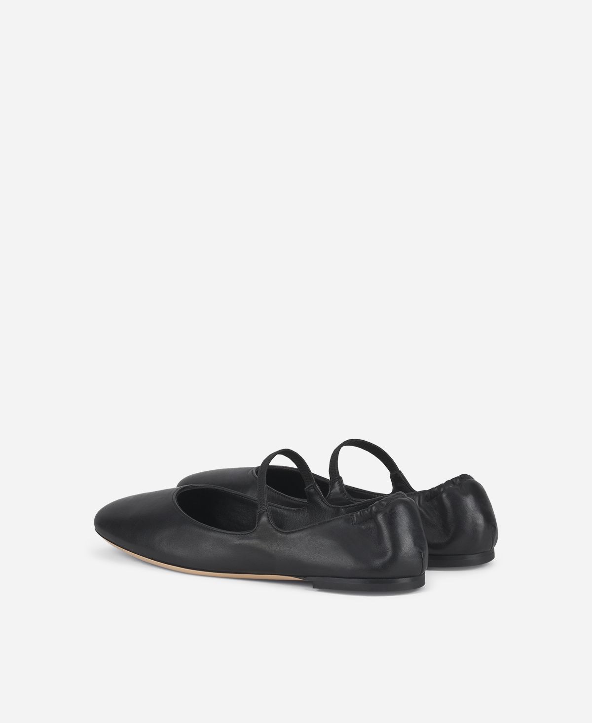 Agl Ballerina in pelle Nero Iris Vendita Calda