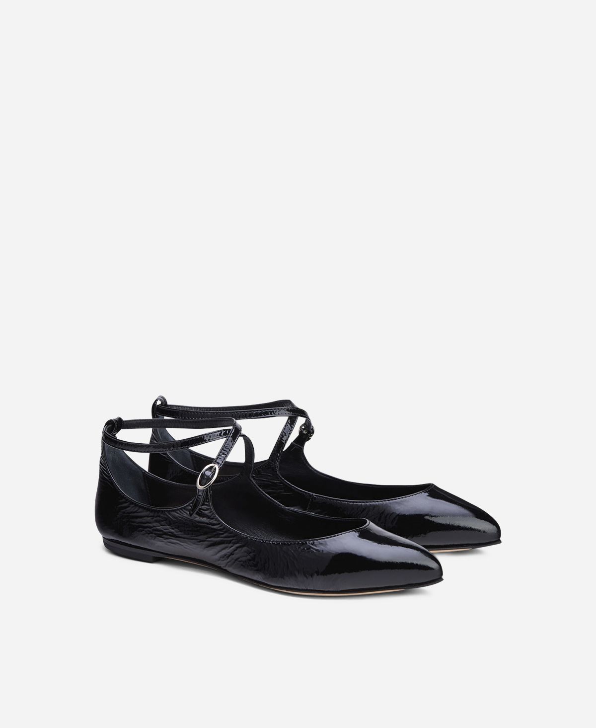 Agl Ballerina in pelle Nero Softy Ballet Vendita Economica