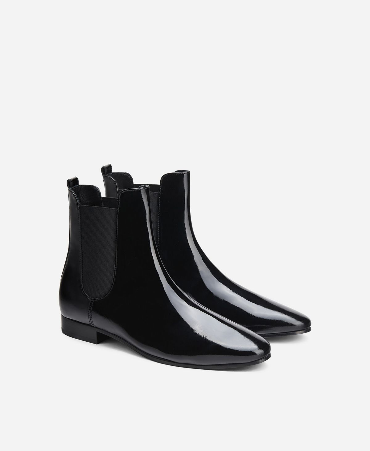Agl Stivaletto in vernice con elastici Nero MAENA Vendite Flash