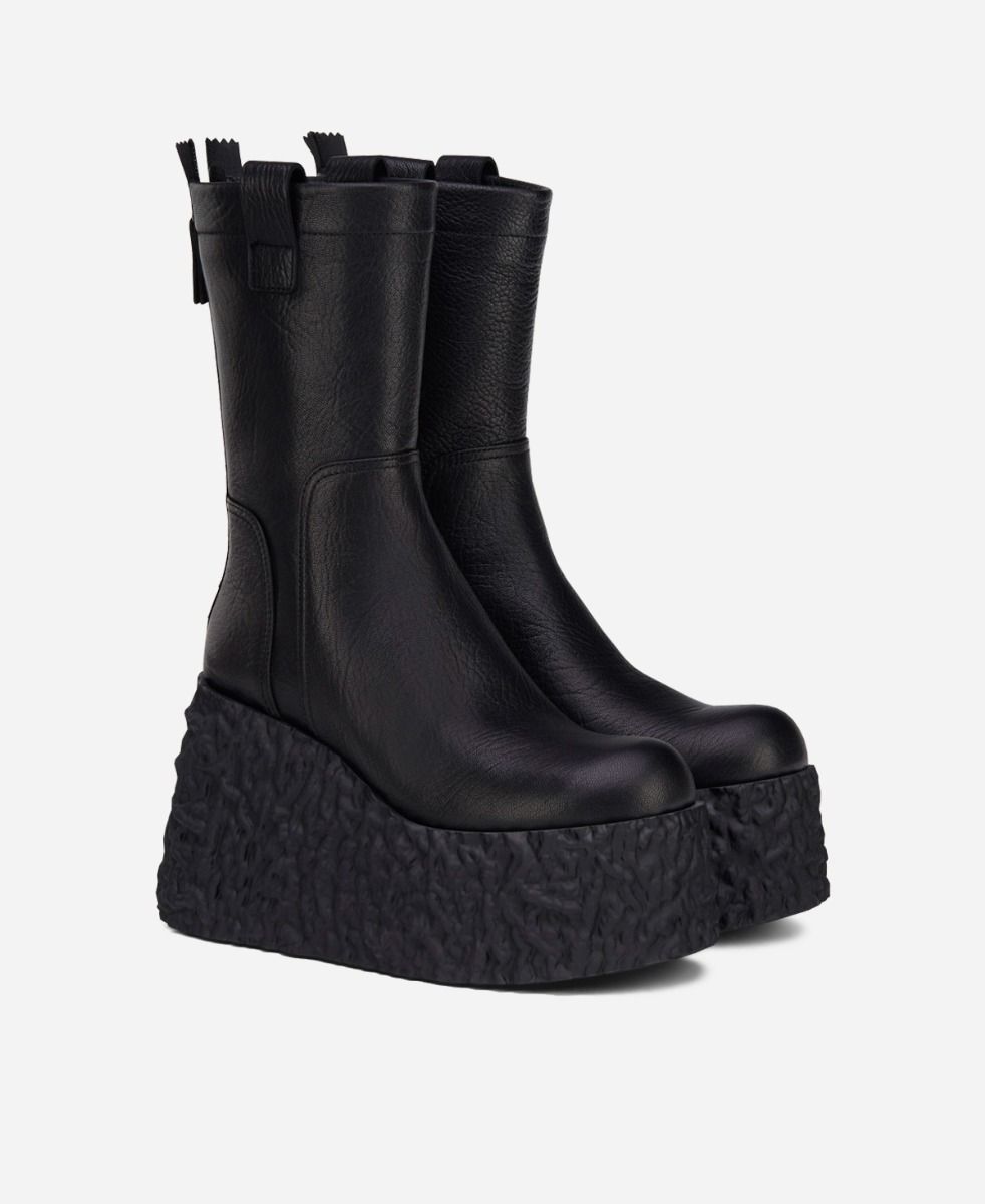 Agl Stivaletto in pelle Nero LAVA BOOTIE Offerta San Valentino