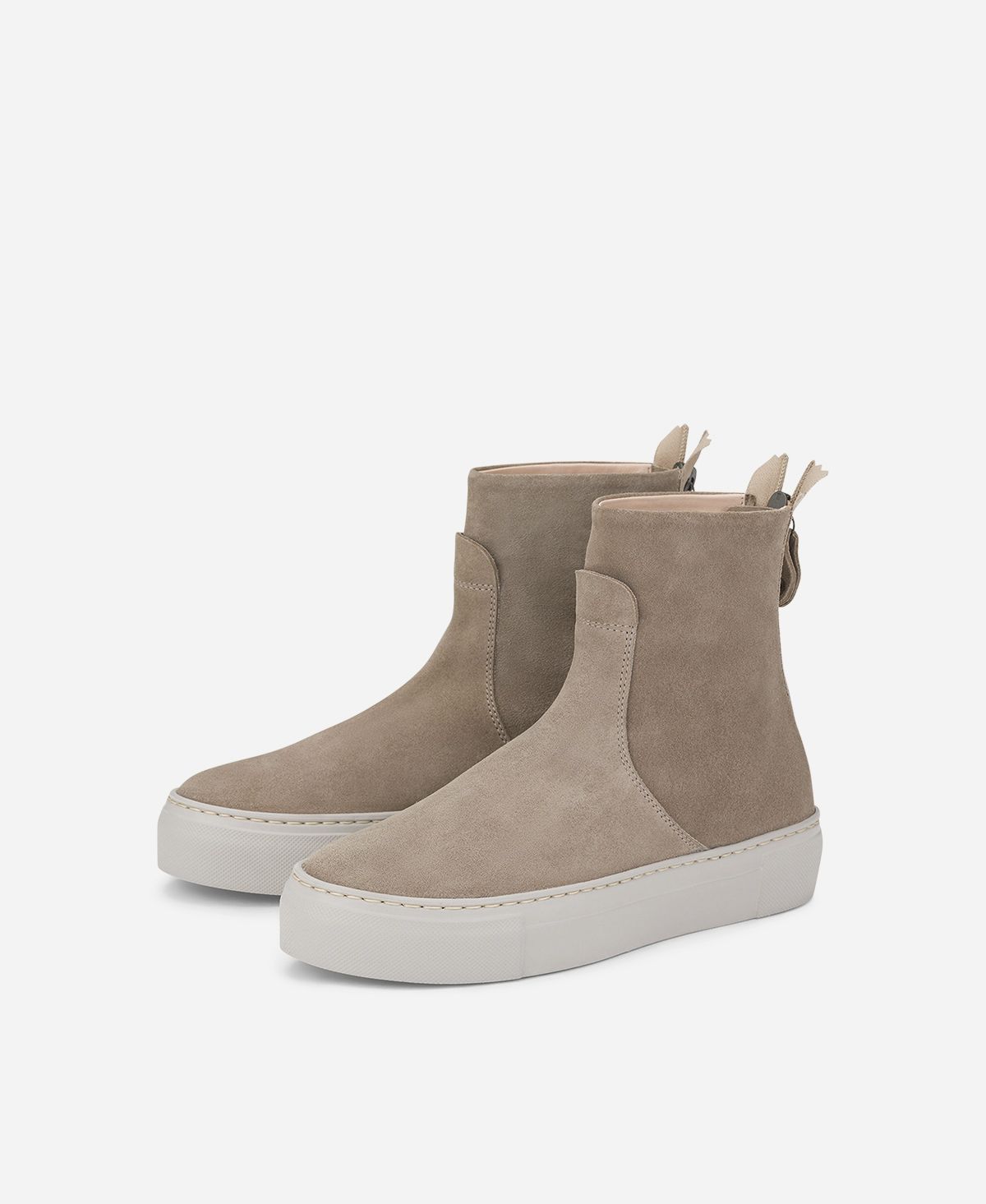 Agl Stivaletto sneaker in velour Tortora MEGHAN BOOTIE 2025
