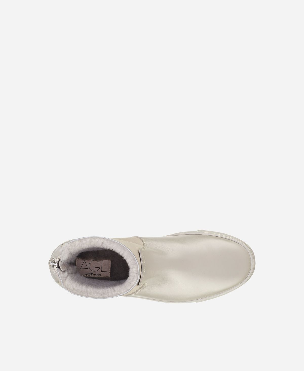 Agl Sneaker con shearling Crema MEGHAN WARM In Linea