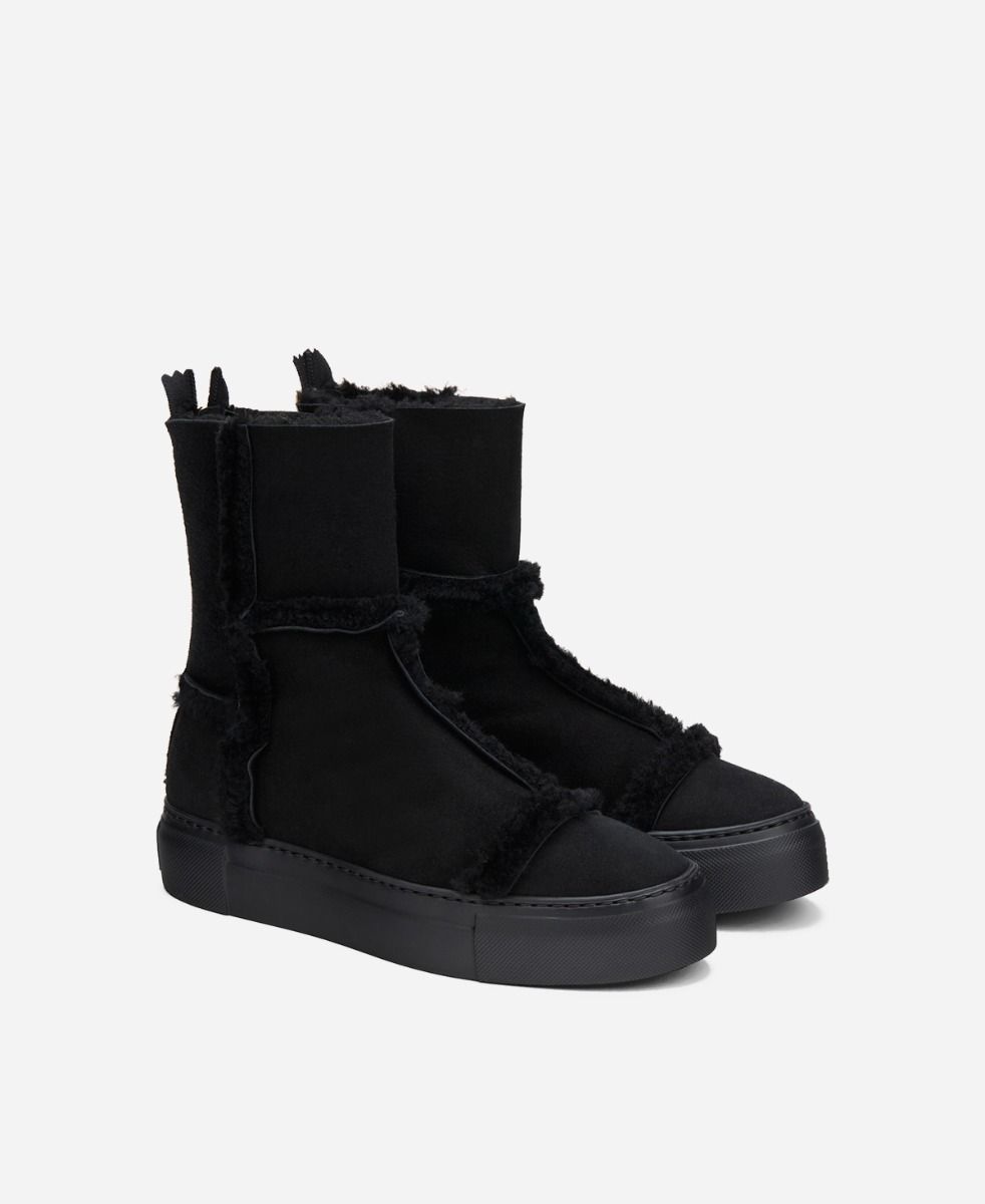 Agl Sneaker in montone Nero ROSY Vendita