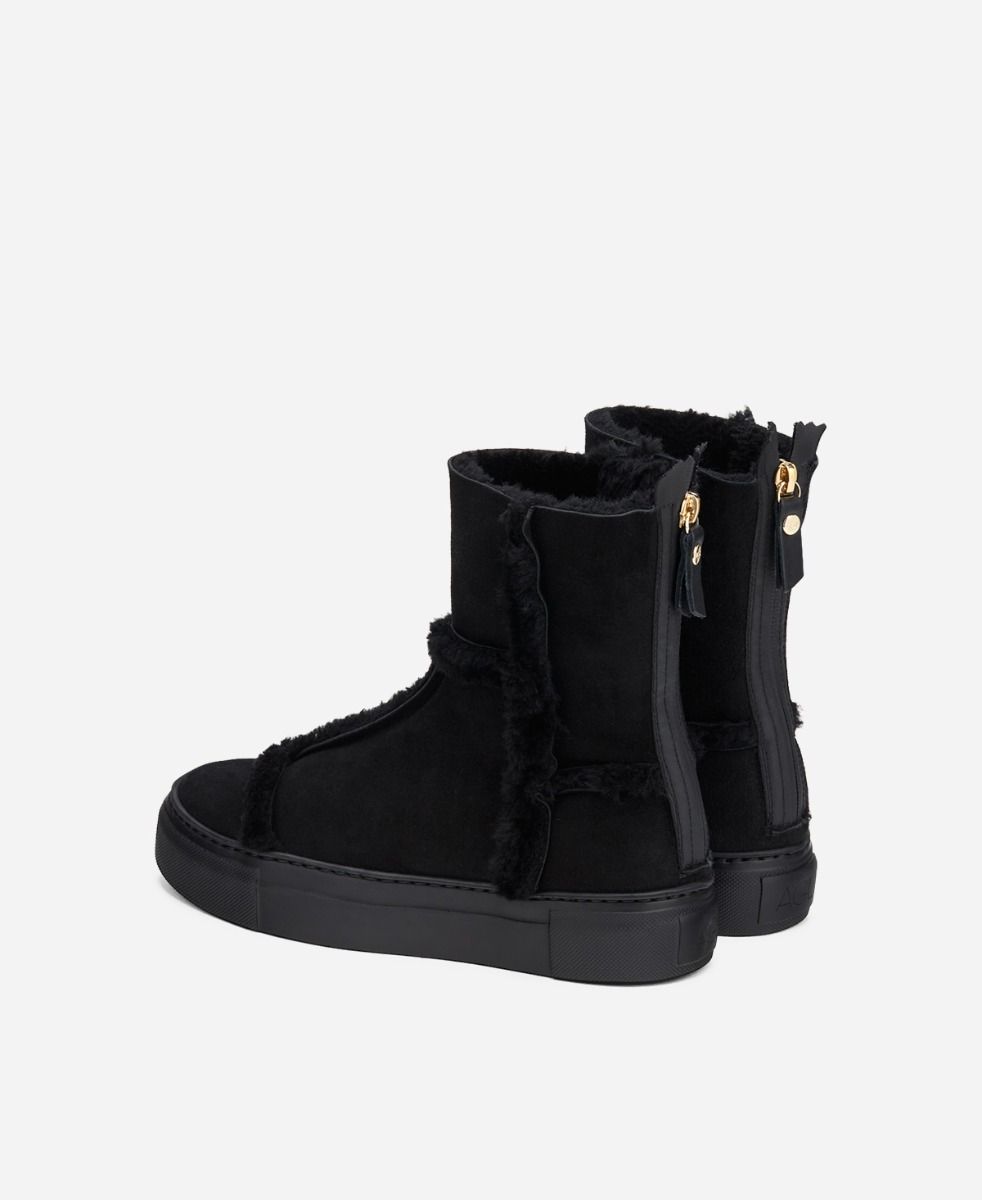 Agl Sneaker in montone Nero ROSY Vendita