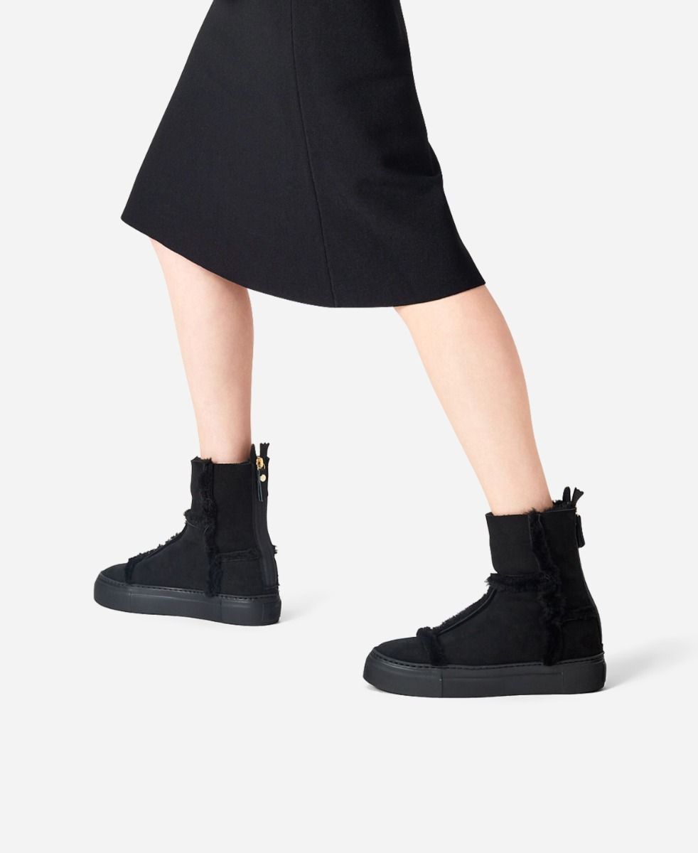 Agl Sneaker in montone Nero ROSY Vendita
