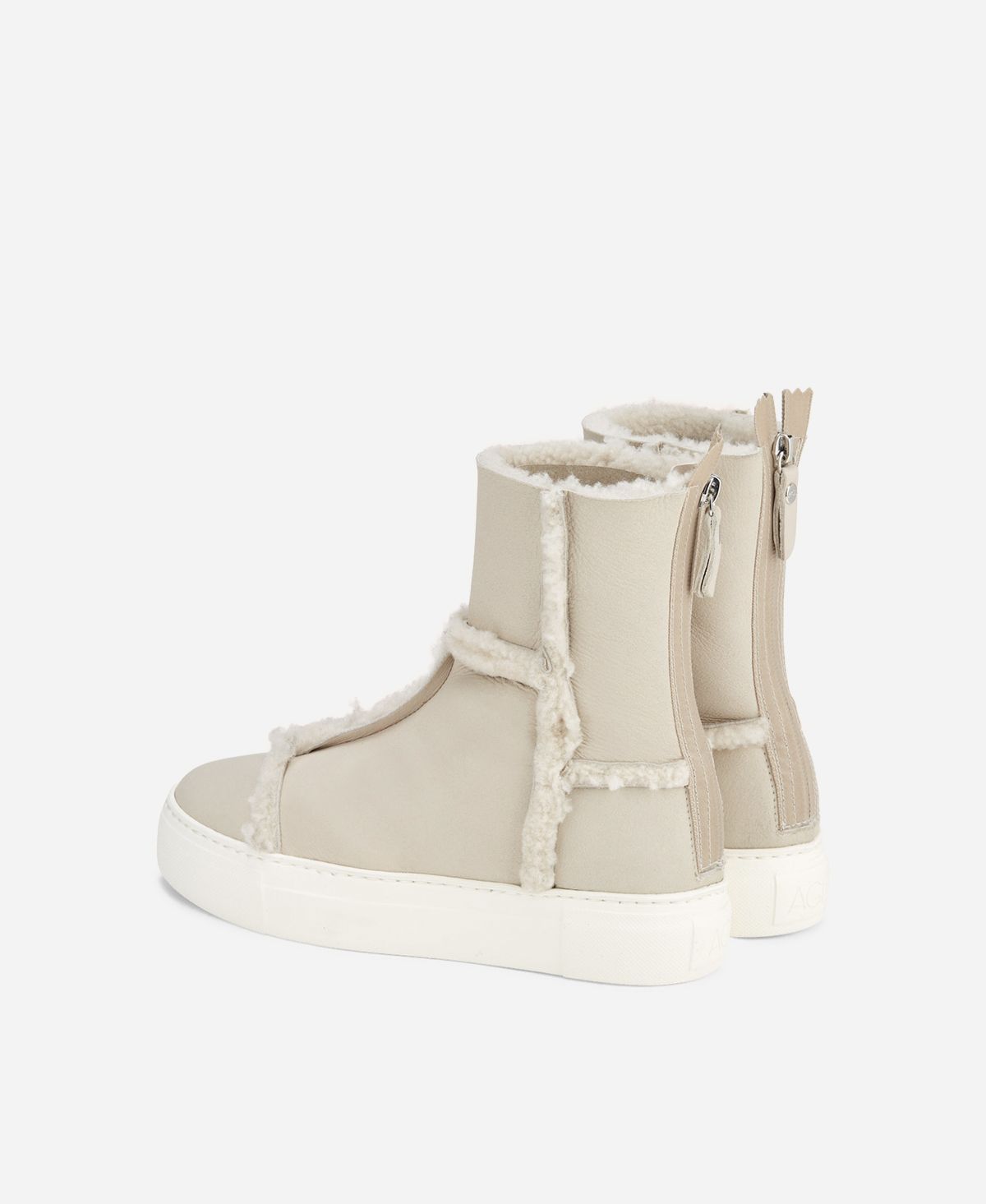 Agl Sneaker in montone Avorio ROSY Promozione
