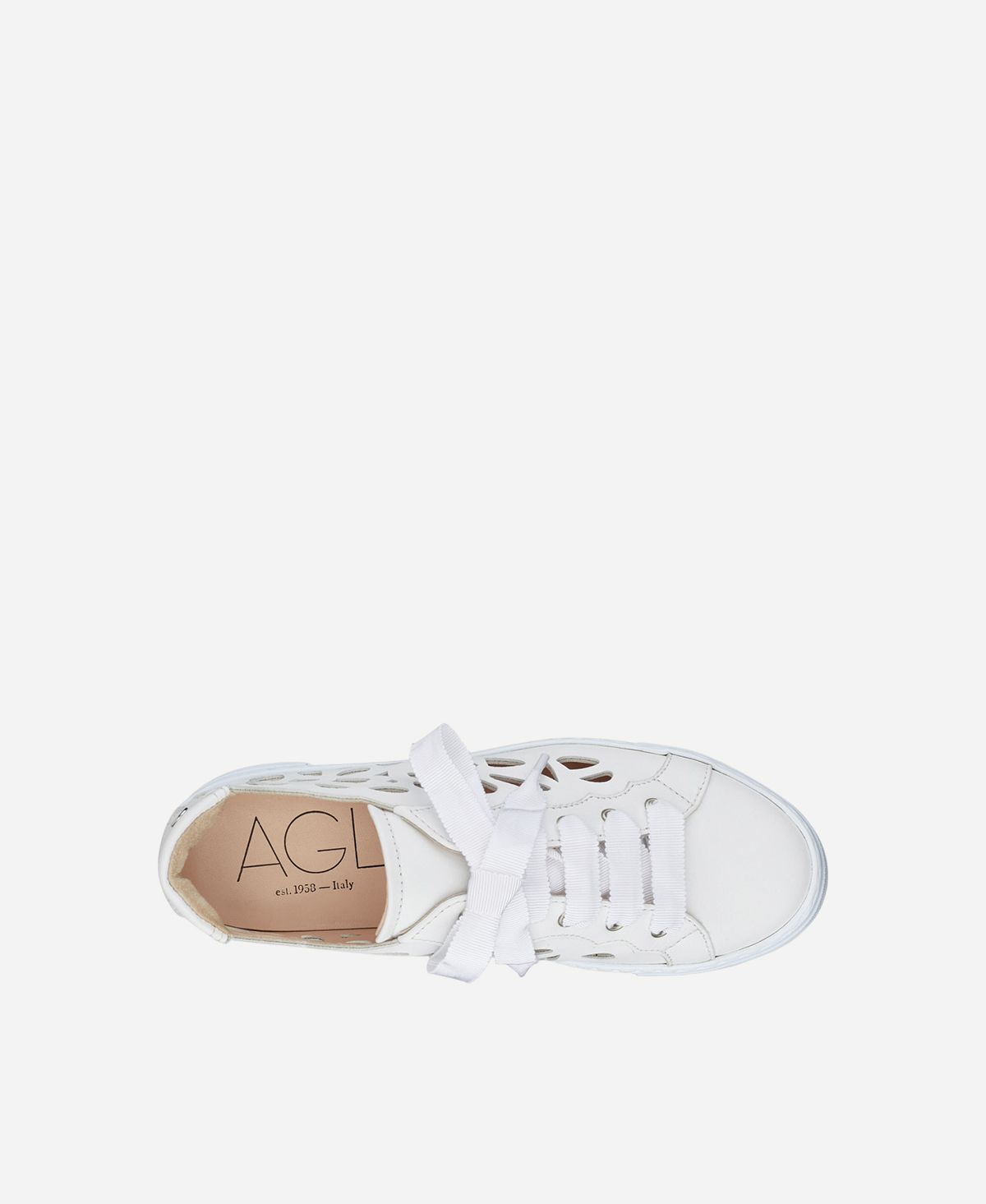 Agl Sneaker cut-out Bianco Mandi Shopping Online