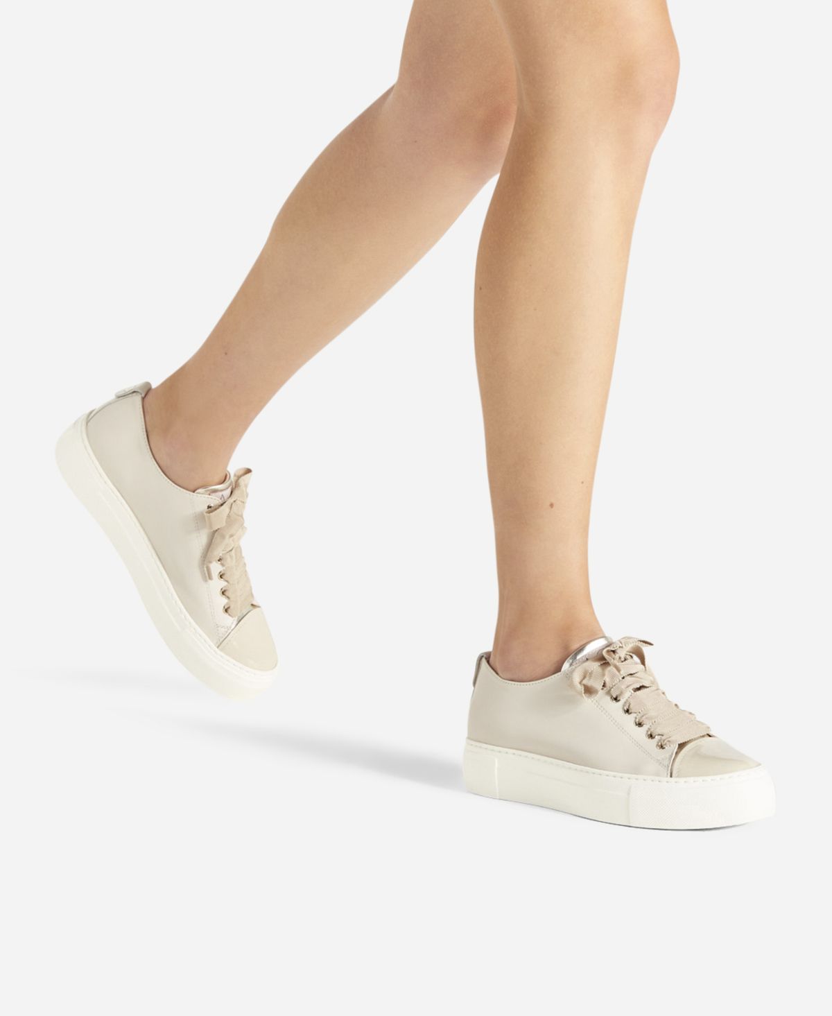 Agl Sneaker con puntina Crema Mollie Presa