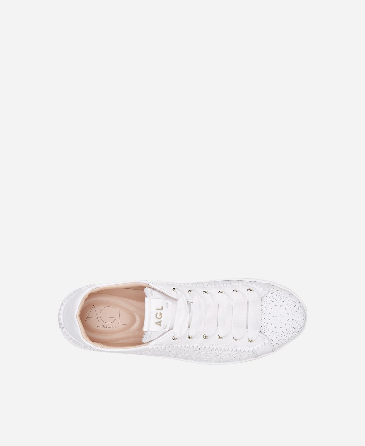 Agl Sneaker perforata Bianco Sade Spring Sconto
