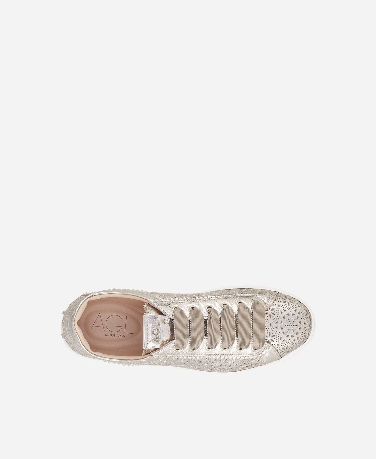 Agl Sneaker perforata Platino Sade Spring Offerta