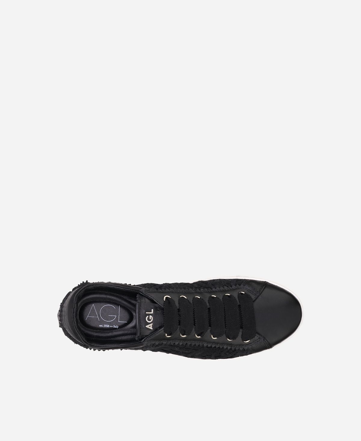 Agl Sneaker in pizzo Nero Sade Fabric Economico