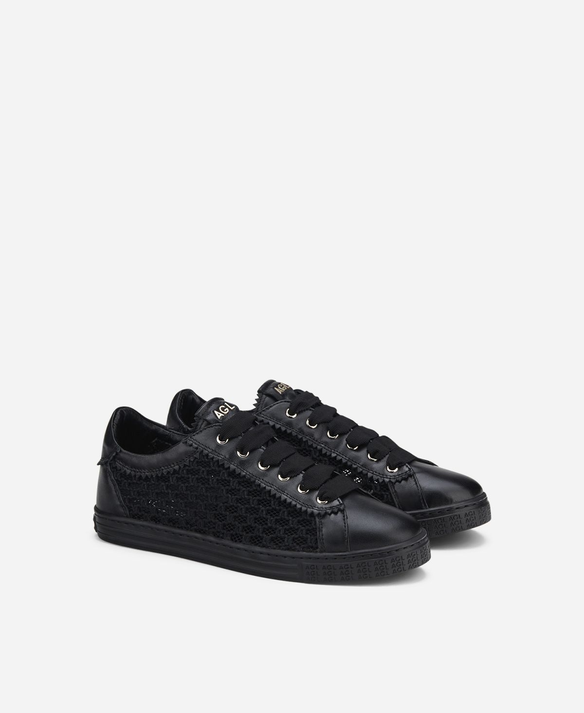 Agl Sneaker con trama Nero Sade Plots Hotsell