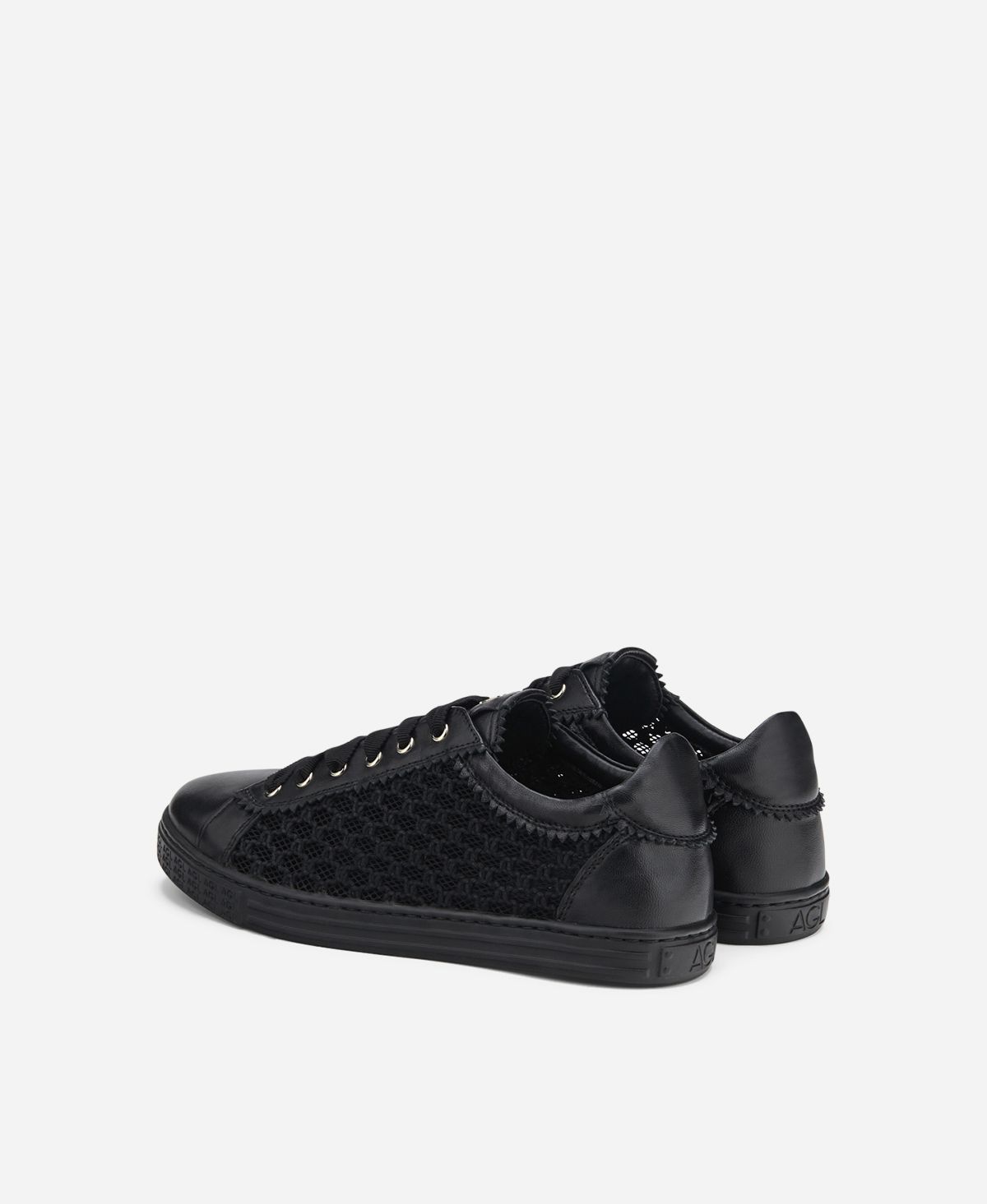 Agl Sneaker con trama Nero Sade Plots Hotsell