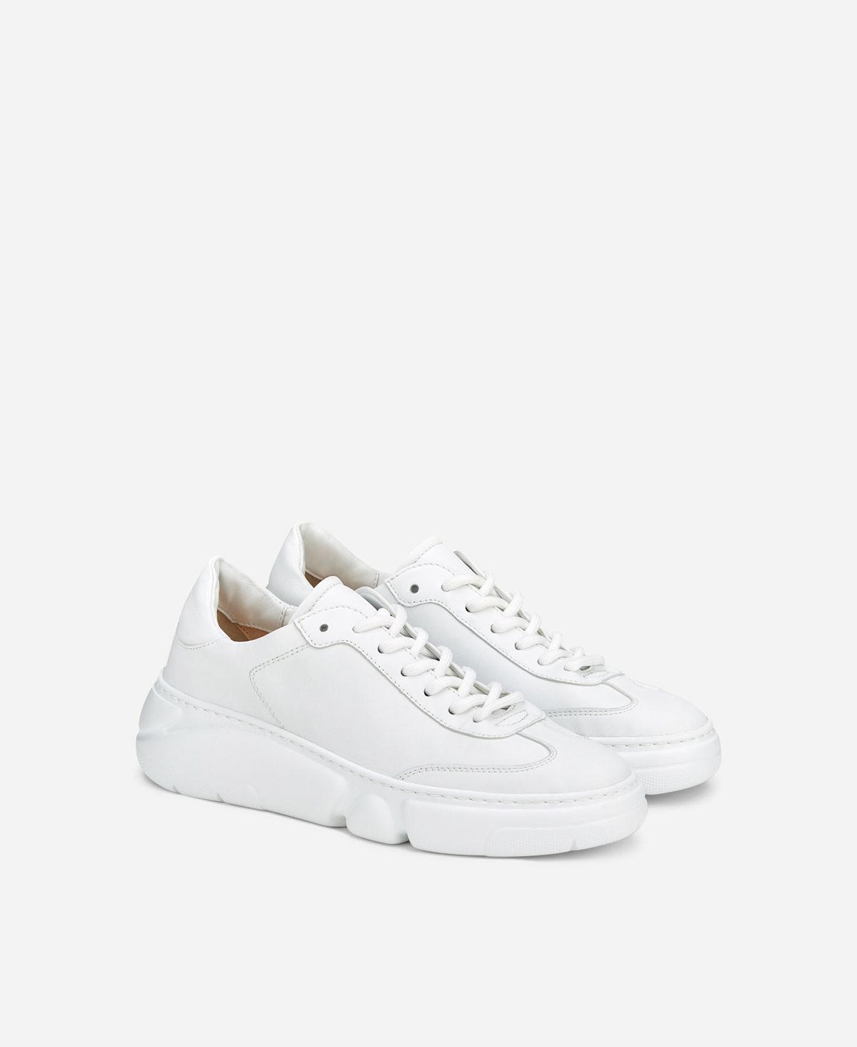 Agl Sneaker in pelle Bianco Emilie Pure Vendite Flash