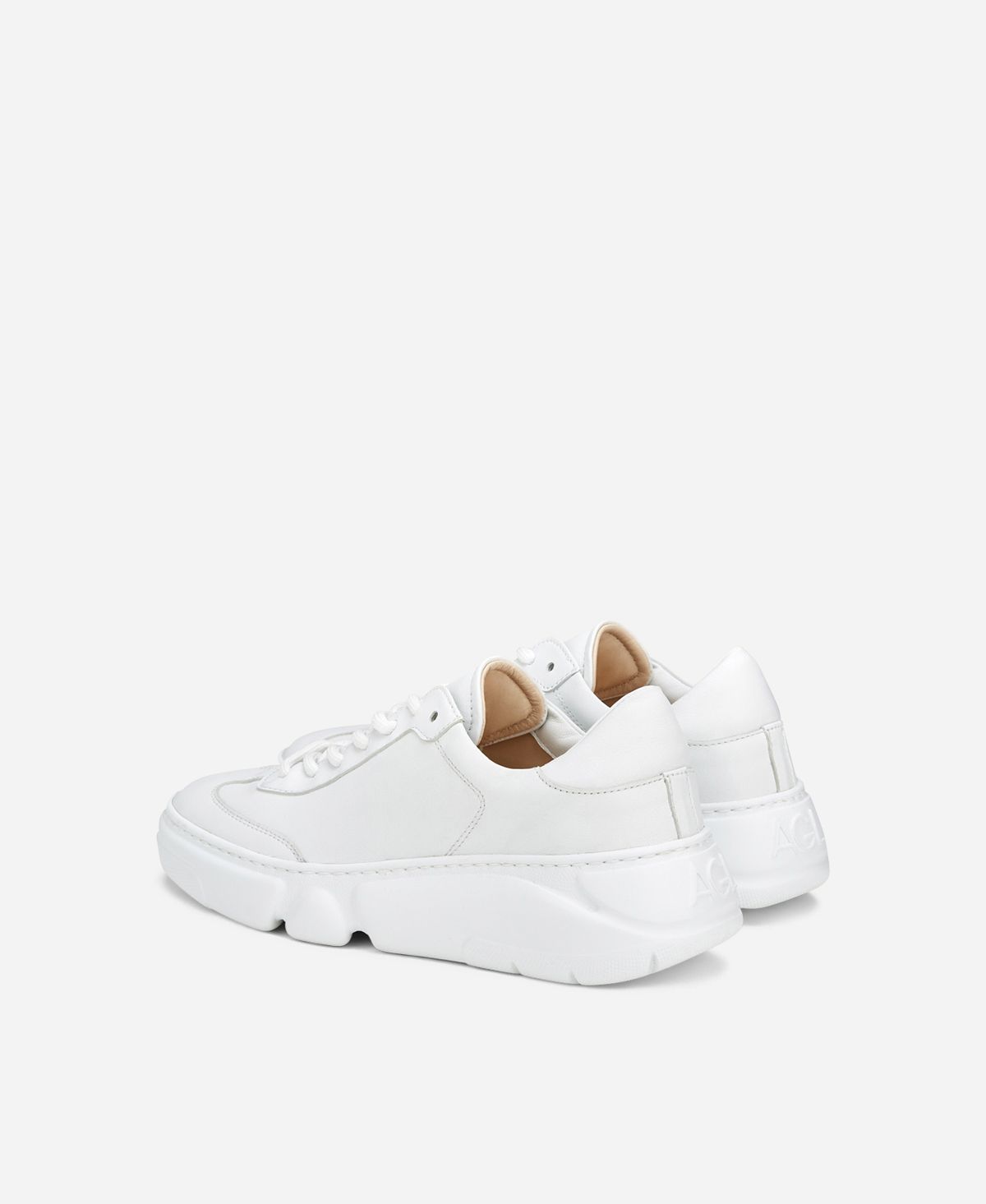 Agl Sneaker in pelle Bianco Emilie Pure Vendite Flash