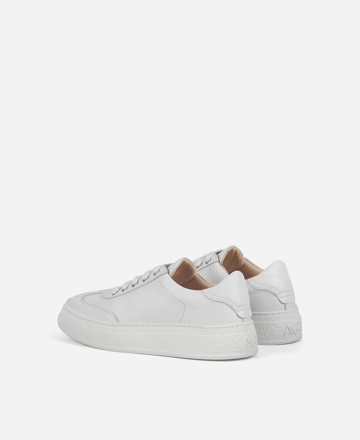 Agl Sneaker in pelle Bianco Giuly Shoes Negozio