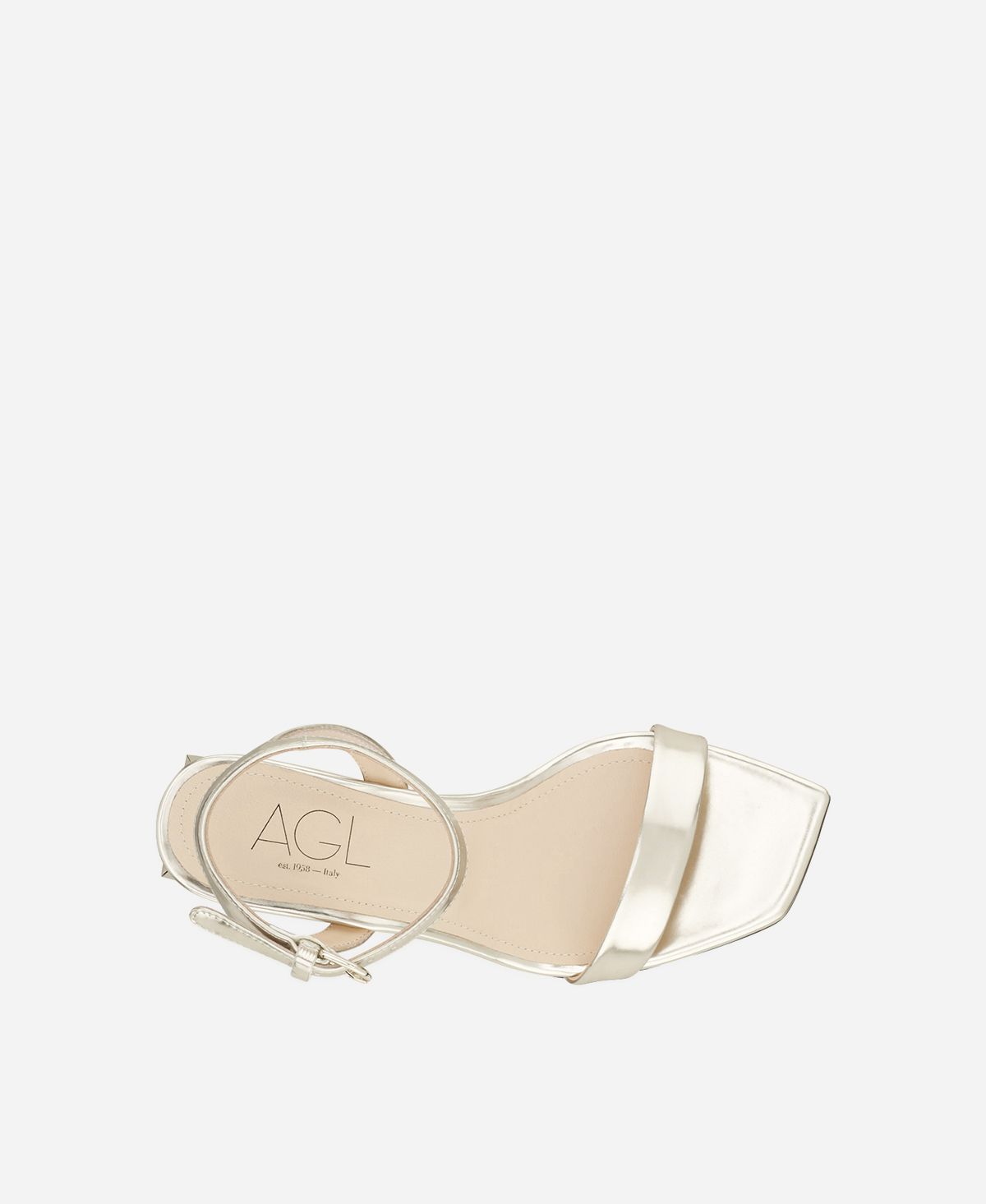 Agl Sandalo con tacco cubico Oro Angie Moda