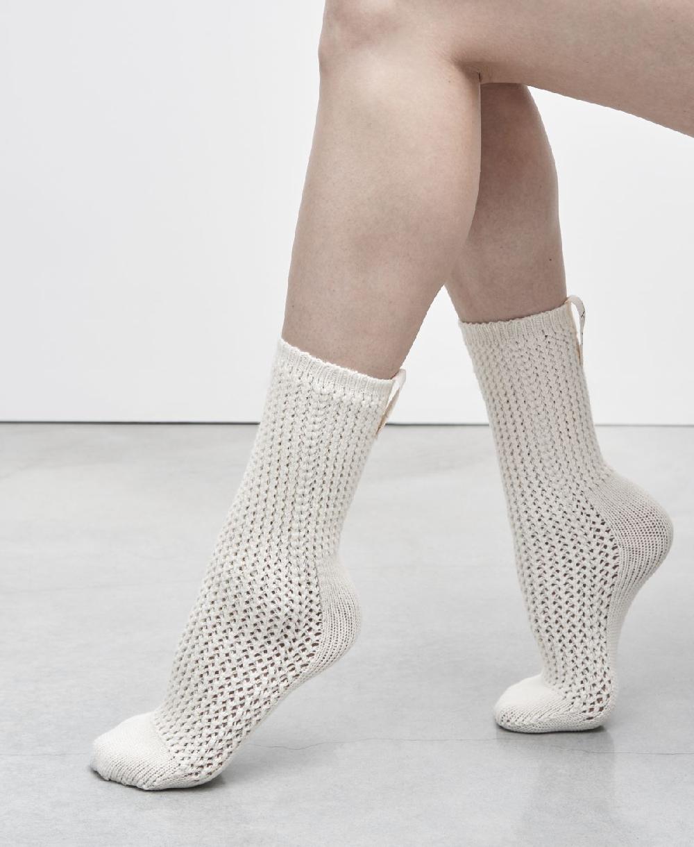 Agl Calze di lana Bianco SOCK Prezzo Ridotto