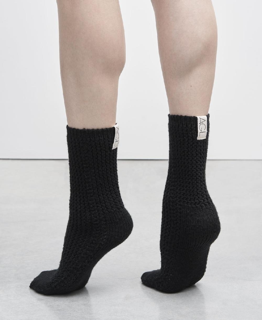 Agl Calze di lana Nero SOCK Convenienza