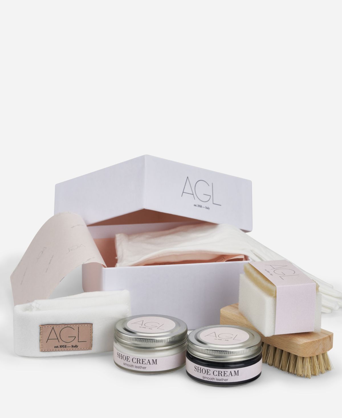 Agl Prodotti per la pulizia delle scarpe Bianco Box shoe care Outlet